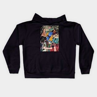 Discover NFT Character - MaleMask Mystery Night with Crayon Eyes on TeePublic Kids Hoodie